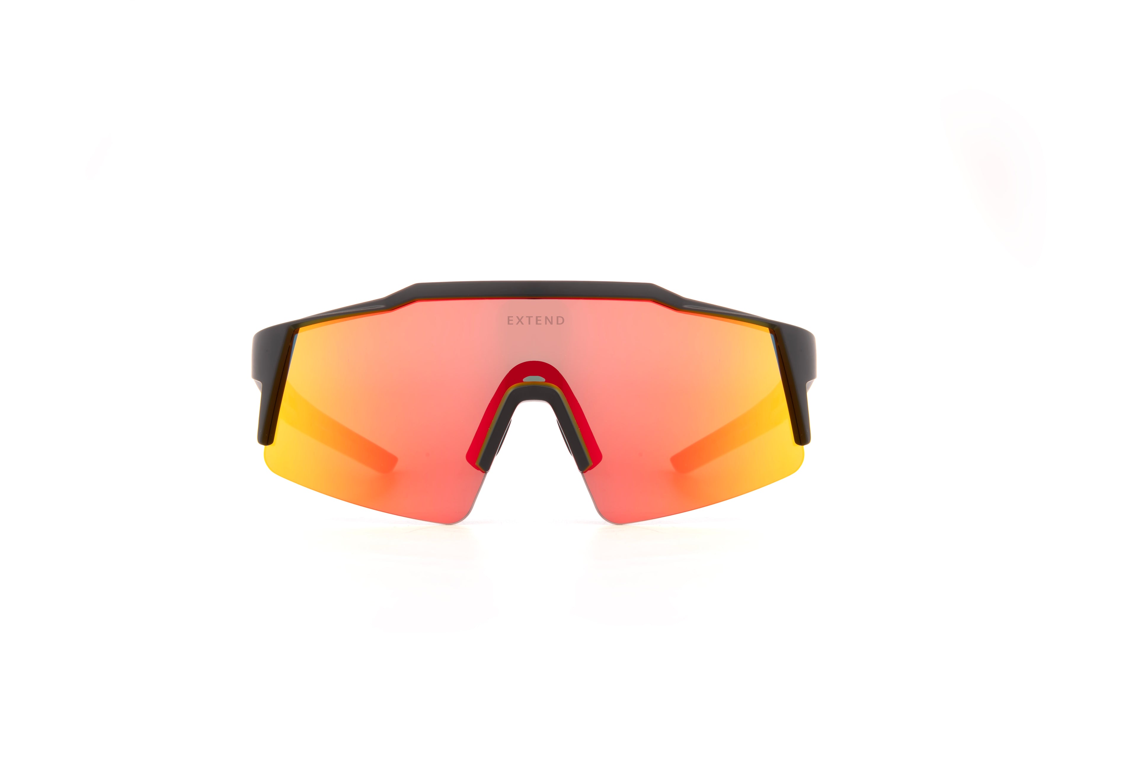 Extend sunglasses Blackred Frontview